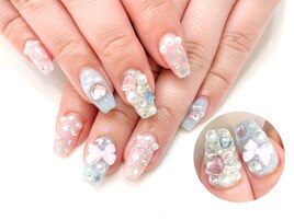 ジェル定額￥9990☆リボン