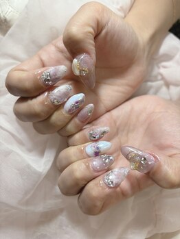 ネイルサロン パピリオ(Nail Salon papilio)/天然石デザインネイル♪25/4/29