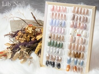 リブネイル(Lib Nail)の写真/【Lib Nailだからできるデザイン多数♪】定額シンプル¥5500/定額デザイン¥6000