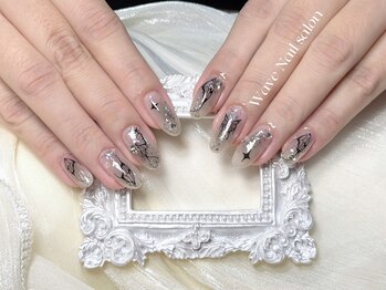 ウェーブネイルサロン'('Wave Nail salon)/持ち込みデザイン/フィルイン
