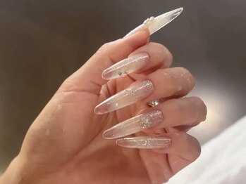 センスネイル 自由が丘店(Sense Nail)/冬のスノーホワイトネイル