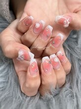 ピンクシュガーネイル(pink sugar nail)/うるきらワンホン♪