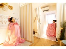 夢みるよもぎ蒸し 亀戸店の雰囲気（落ち着いた雰囲気のよもぎ蒸し部屋内♪）