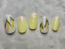 【初回オフ無料】ミモサネイル