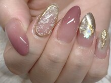 カラーズ(colors.)/ピンク×ミラーニュアンス。