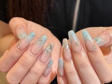 ナナリスボン 福岡(NANA LISBON)/水色グラデーション