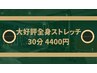 【全身ストレッチ】 大好評！全身ストレッチ　30分/4400円