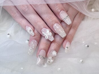 モカ 京橋(moca)/【Ayano】ツイードネイル