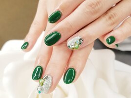 グリーンカラー＆ストーン♪