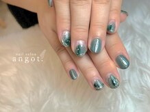 アンガット(angot.)/ニュアンス塗りかけネイル