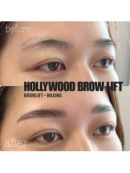 ルーズラッシュ リタアンドサン(Luu's LASH Rita&Sun)/HBLで平行アーチ眉