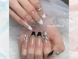 ブラックフレンチネイル