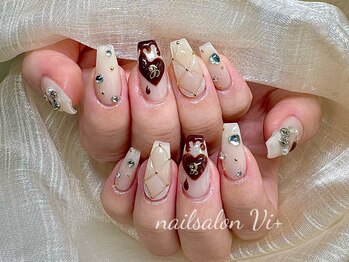 ヴィープラス(Vi+)/☆バレンタインネイル☆