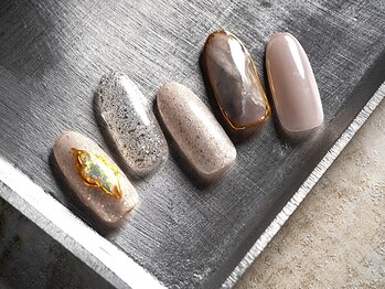 エーネイルズ 心斎橋(A.nails)/大理石ネイル