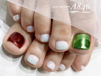 エーハチヨンロク(A846)/footミラーネイル