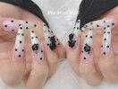 韓国風ドットネイル