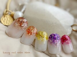大好評のカラフルインクネイル！