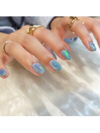 うるうる氷ネイル