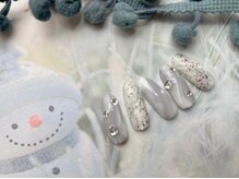 ネイルサロン&スクール ジーナ(GINA)/マーブル×ラメ