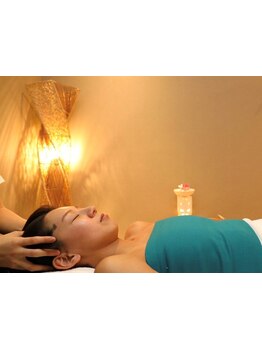 ヘッドスパで癒されたい