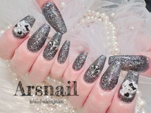 アルスネイル(Ars nail)/ブラックラメネイル