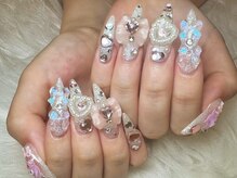 ネイルサロン ジョアアンジェ 天王寺店(joie ange)/推しネイル/Y2K/リボンネイル