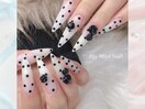 韓国風ドットネイル
