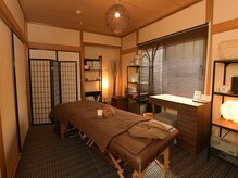 おうちエステサロン kamiina　肩こり/リンパマッサージ/小顔/よもぎ蒸しの雰囲気（日本人がなんとなく落ち着く和室空間）