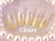 ビューティーネイルサロン クリアーズ(Clears)/レモンカラーグラデネイル♪