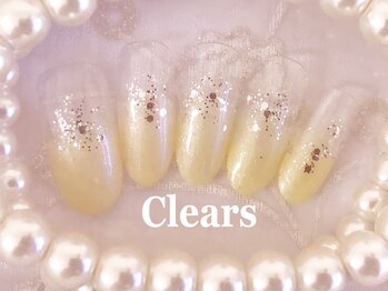 ビューティーネイルサロン クリアーズ(Clears)/レモンカラーグラデネイル♪