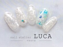 ネイルアトリエルカ(nail atelier LUCA)/I-34 大人上品クリアネイル
