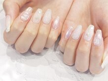 キャミ ネイル(CAMMY NAIL)/ホワイトキラキラネイル