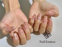 ネイル エミュスト(Nail Emuest)/チェックネイル/mai