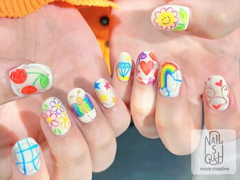 ネイルズガッシュ 大森駅前店(NAILs GUSH)の写真/【痛ネイルの施術も可能】お客様の理想を創り上げる驚きの再現率！※痛ネイルのご予約はLINEのみ