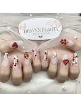 ヘブン ネイル 鶯谷(HEAVEN Nail)/冬限定シンプルネイル
