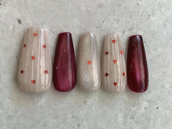 ユヅメ 豊洲店(YUZUME)/【hand】定額バレンタインネイル