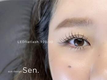 eye design Sen.【千/セン】まつげパーマ・LEDマツエク・眉毛【3月1日OPEN(予定)】/上下LEDマツエク