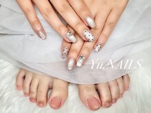 ユーネイルズ 恵比寿(Yu.NAILS.)の雰囲気（フット巻き爪/韓国ぷるマグ/ハンドフット予約でお得◎春ネイル）