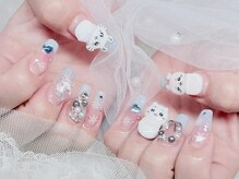 ベティネイル アイラッシュ(Betty Nail)/ちいかわ モモンガ ネイル 3D