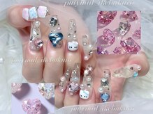 プティネイル 池袋(Puty Nail)/キティちゃん☆宝石ネイル