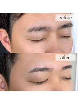 アルデオンワン(ARDEON.1)の写真/【メンズアイブロウ専門店】リピート率80%!!眉毛はお顔の印象の9割を決めます!美眉スタイリングで印象UP★