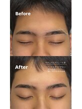 プラスアイビー 沖縄那覇店(+i.b)/垢抜け眉　before after 
