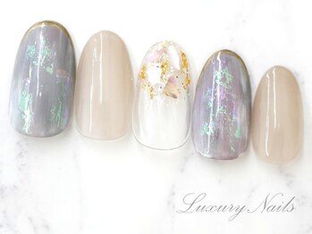 ラグジュアリーネイルズ カワグチ(Luxury Nails Kawaguchi)/ニュアンス*もやもやアート
