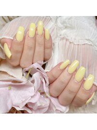 春色ワンカラーネイル