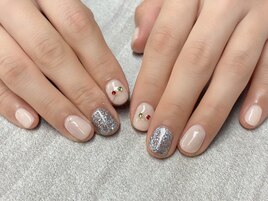 クリスマス定額ネイル