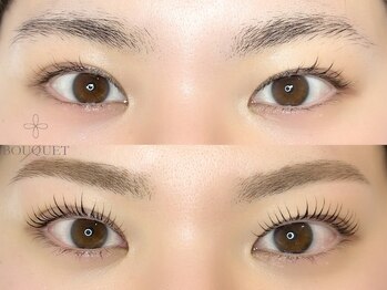 ブーケ(BOUQUET)/まつげパーマ+アイブロウWAX