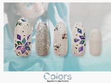 カラーズ広尾 ネイルラウンジ(Colors Hiroo Nail Lounge)/ステンドグラス オーロラ