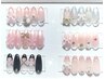 6種類から選べるトレンド定額デザイン♪オフ込み【バレエコアネイル】7980円