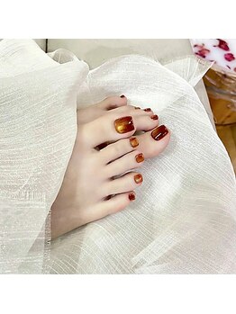 エイミ29ネイル(AME29 Nail)の写真/足元から可愛いトレンドデザイン♪サンダルの季節に映える垢抜けフットネイルが人気！マグネット/ラメも◎