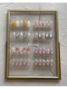 レオネイル(leo nail)の写真/【定額コース7000/8000】口コミ多数のプライベートサロン★季節や人気のデザインを多数ご用意♪